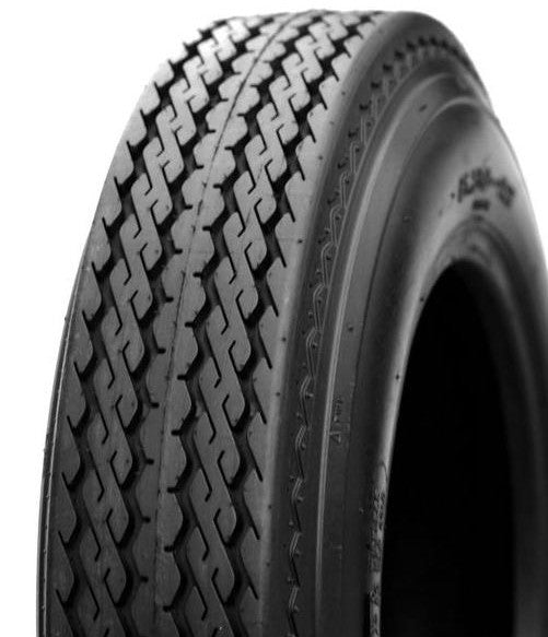 ASSEMBLY - 8"x3.75" Steel Rim, 25mm High Speed Bearings, 570/500-8 6PR KT701 Trailer Tyre