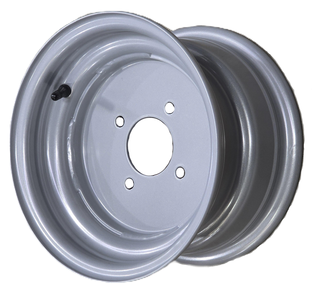 10"x6.00" Steel Rim, H2, 4/100mm PCD, ET0, 60mm Centre Bore - European Trailer fitment