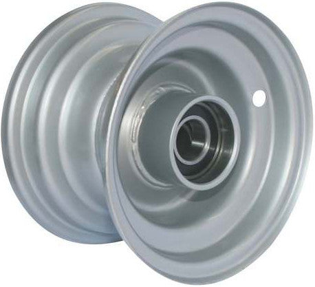 6"x4.50" Galv Rim, 52mm Bore, 85mm Hub Length, 52mm x 25mm High Speed Bearings + Hubcap
