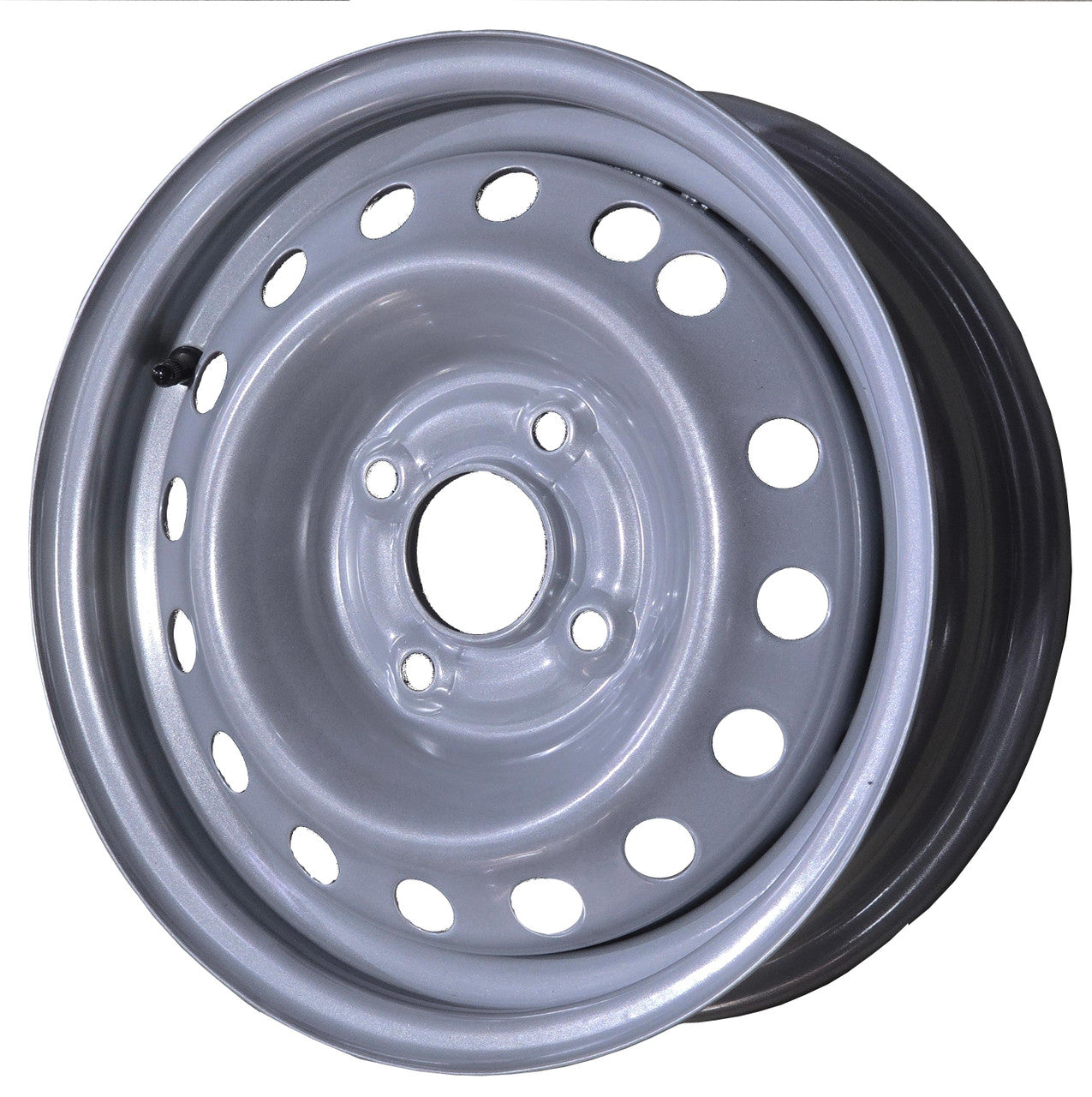 13"x4.50" Steel Rim, H2, 4/100mm PCD, 57mm bore, ET+30mm - European Trailer fitment