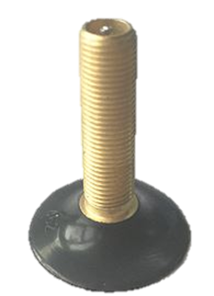 10x2 (60/70-6.5) Tube with straight threaded valve 20mm length - fits 6.5" rims