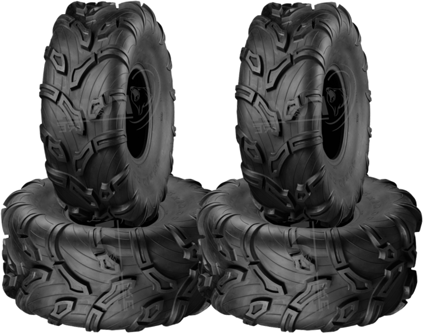 COMBO (2x ea) - 25/8-12 & 25/10-12 4PR Kuma KA404 Directional ATV Tyres
