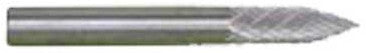 Carbide Burr, 6mm, Pointed, 50mm length, Low Speed, Max 1200 r.p.m.