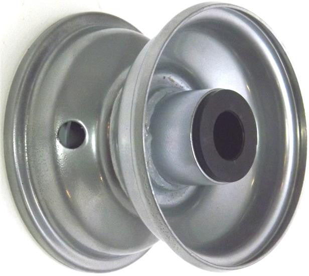 4"x2.50" Steel Rim, 35mm Bore, 75mm Hub Length, 35mm x ¾" Nylon Bushes