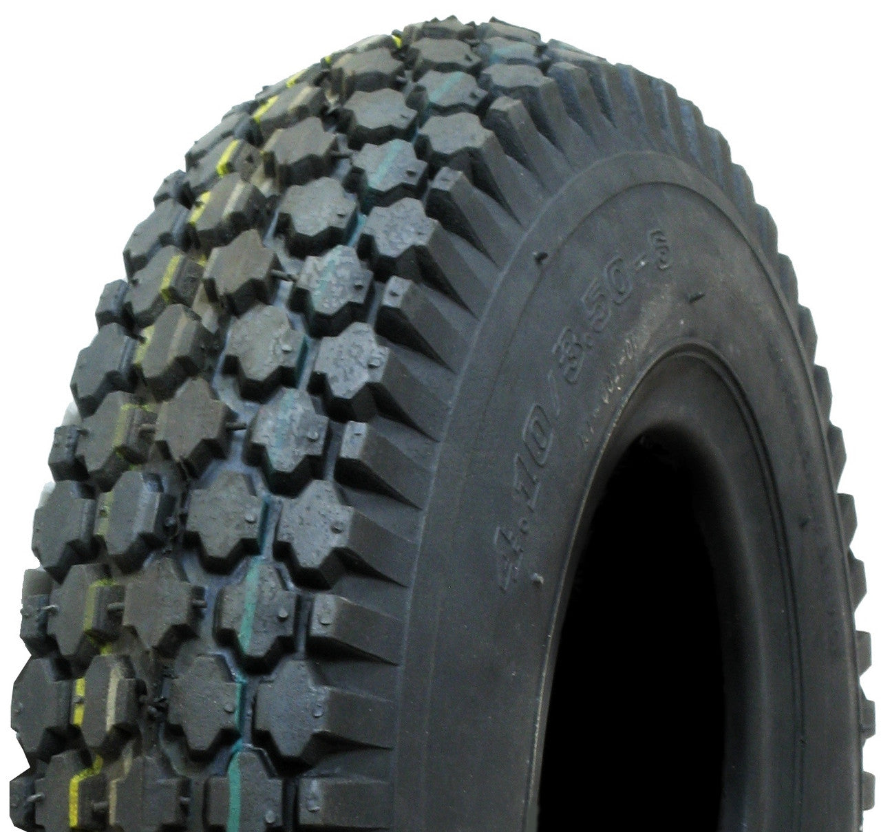 ASSEMBLY - 8"x65mm Plastic Rim, 2" Bore,480/400-8 4PR V6602 Diamond Tyre, ¾" Bushes