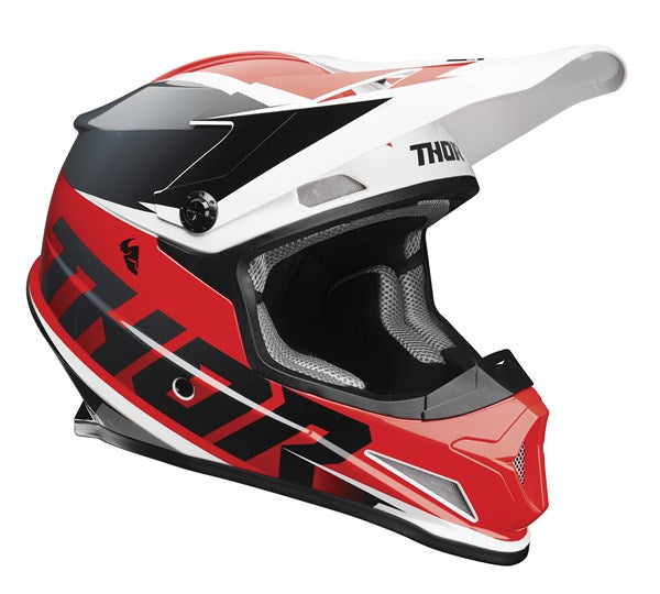 HELMET S22 THOR MX SECTOR FADER RED BLACK XL