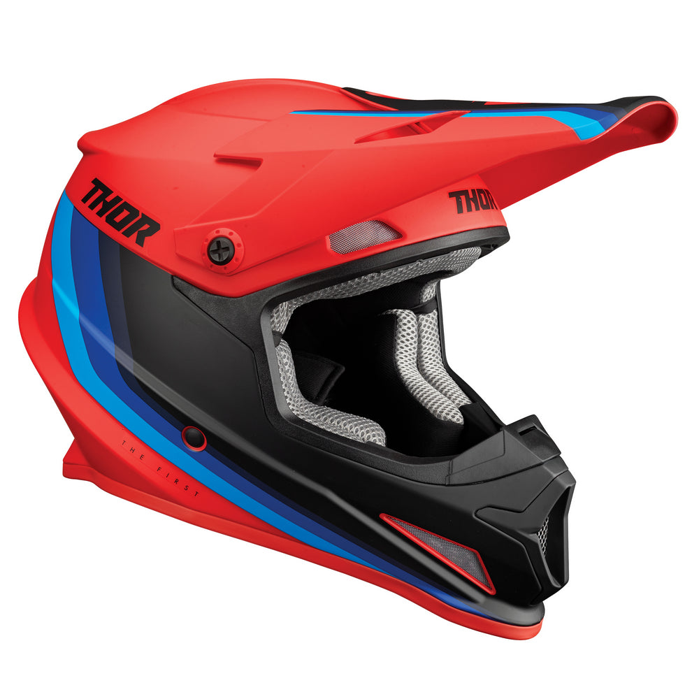 HELMET S24 THOR MX SECTOR RUNNER MIPS RED BLUE SMALL