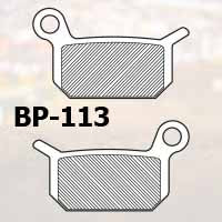 RE-BP-113 - Renthal RC-1 Works Sintered Brake Pads - NOT TO SCALE
