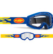 FMF POWERCORE Goggle Flame Navy - Clear Lens