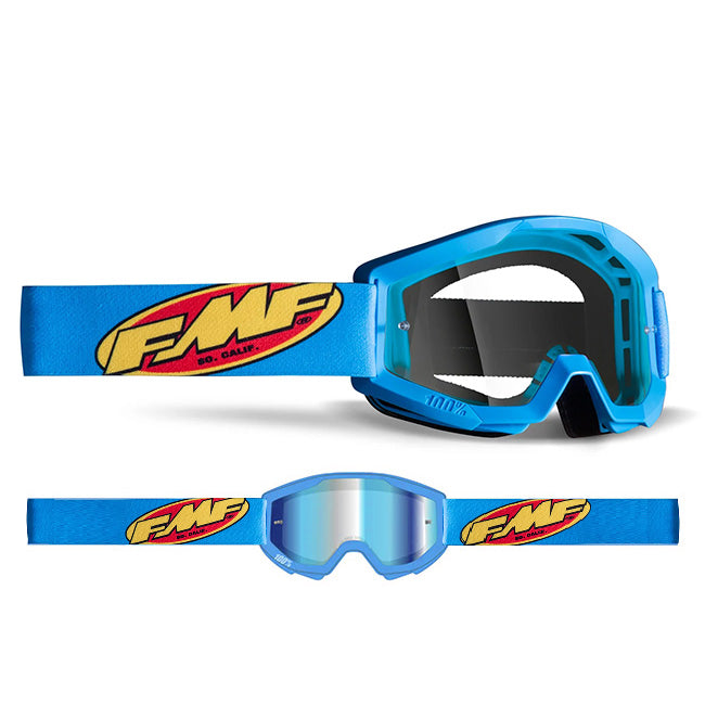 FMF POWERCORE Goggle Core Cyan - Clear Lens