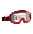 Hustle X MX Goggle Red/White Clear Works Lens