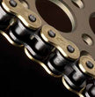 Renthal R4 Road Chain uses quality materials - all R4 SRS Road chains feature high alloy steel plates and pins, solid bushings and rollers, shot peened side plates for added strength and gold side plates.